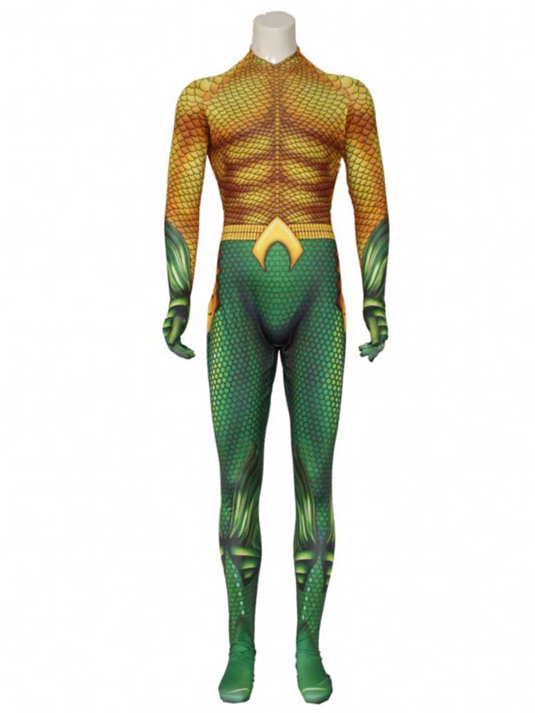 Golden Aquaman Cosplay Bodysuit - Triniful