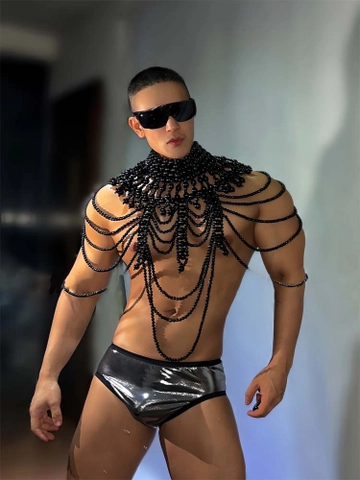 Palace Style Pearl Performance Costume Set