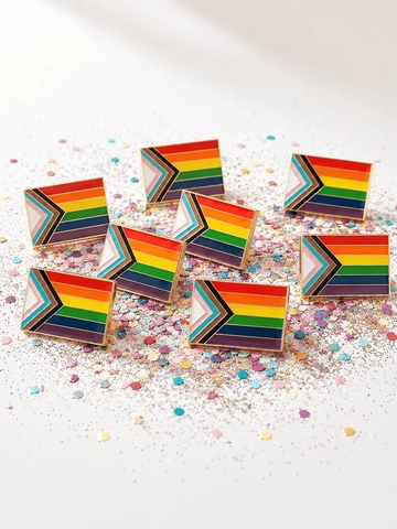 Creative Rainbow Flag Pin