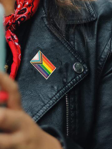 Creative Rainbow Flag Pin