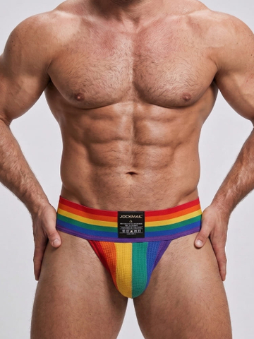 Wide Belt Rainbow Pride Jockstrap